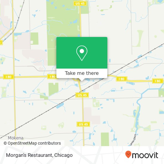 Mapa de Morgan's Restaurant