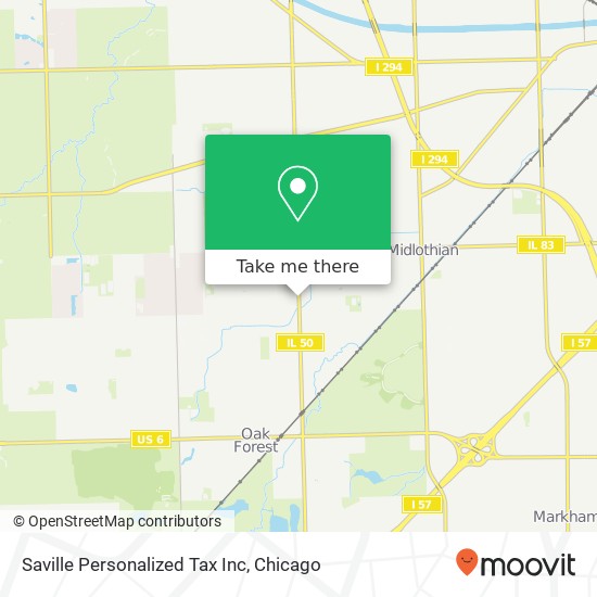 Mapa de Saville Personalized Tax Inc