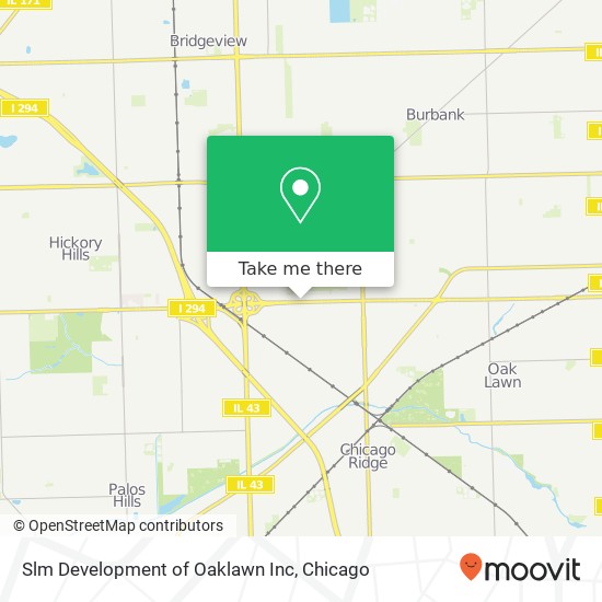 Mapa de Slm Development of Oaklawn Inc