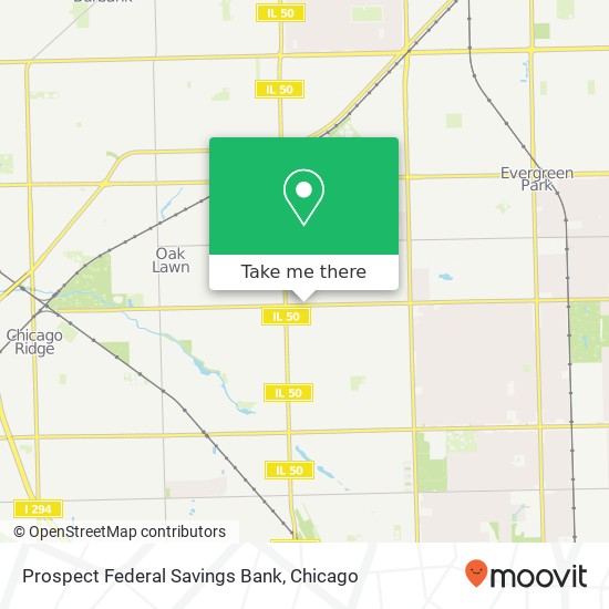 Mapa de Prospect Federal Savings Bank