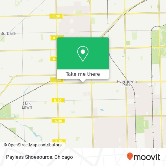 Mapa de Payless Shoesource