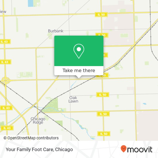 Your Family Foot Care map