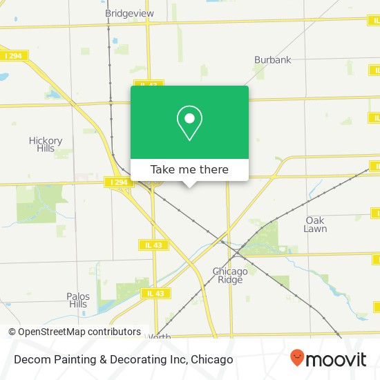 Decom Painting & Decorating Inc map