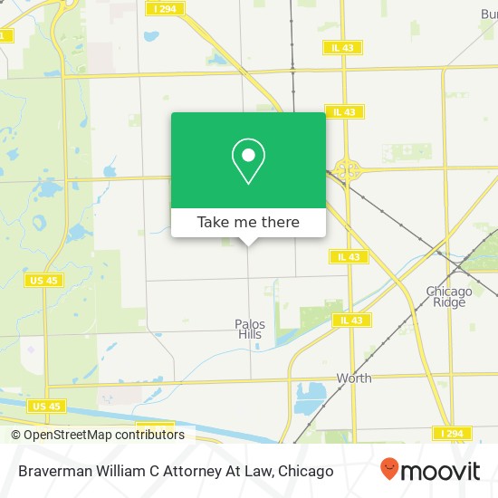 Mapa de Braverman William C Attorney At Law