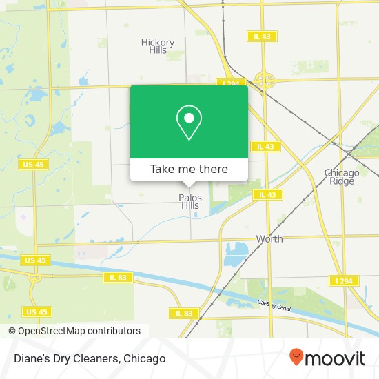 Diane's Dry Cleaners map