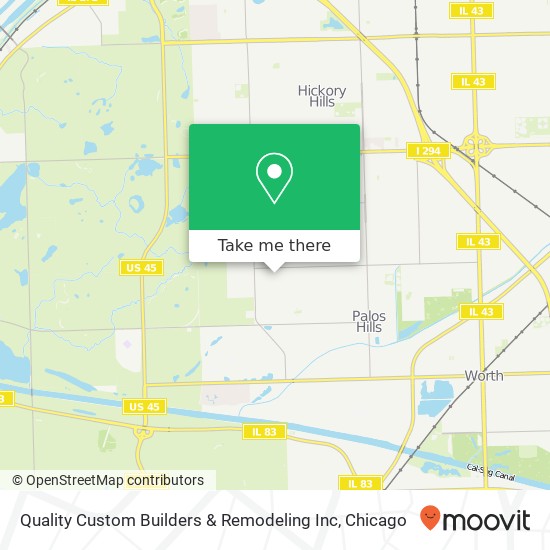 Quality Custom Builders & Remodeling Inc map