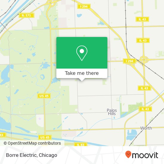 Borre Electric map