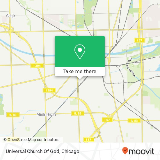 Mapa de Universal Church Of God