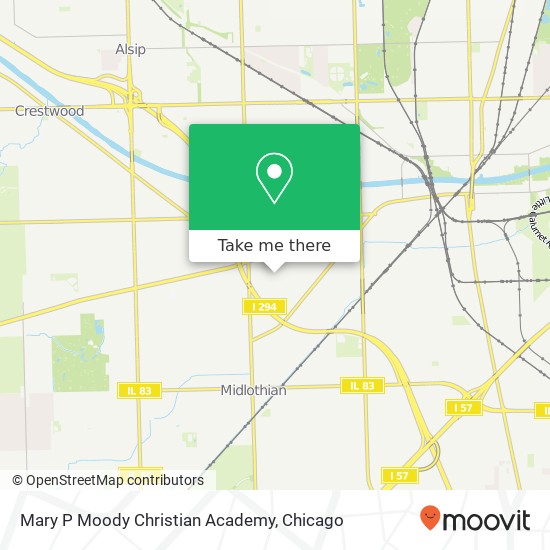 Mary P Moody Christian Academy map