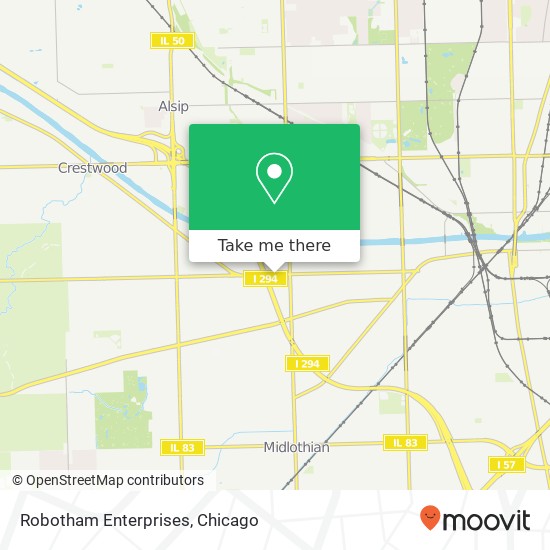 Mapa de Robotham Enterprises