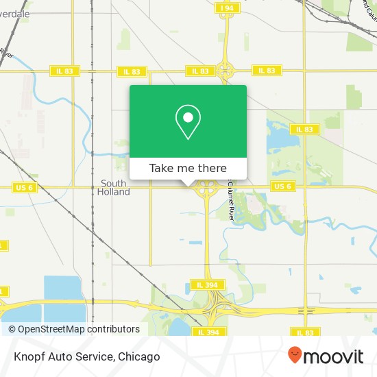 Knopf Auto Service map