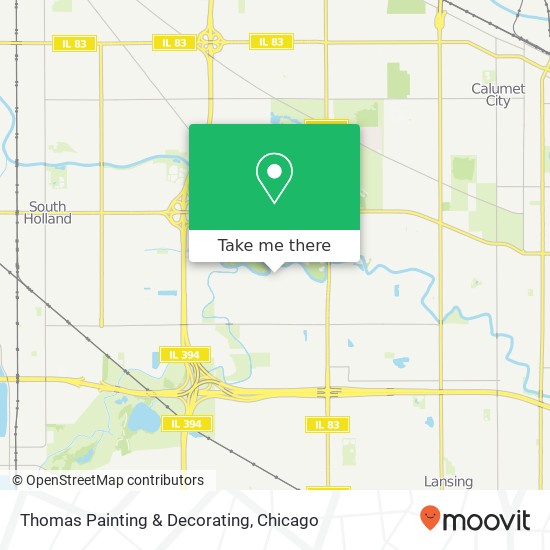 Mapa de Thomas Painting & Decorating