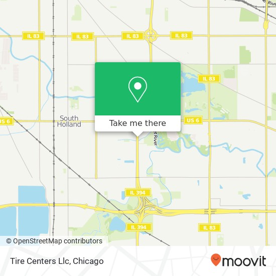 Tire Centers Llc map