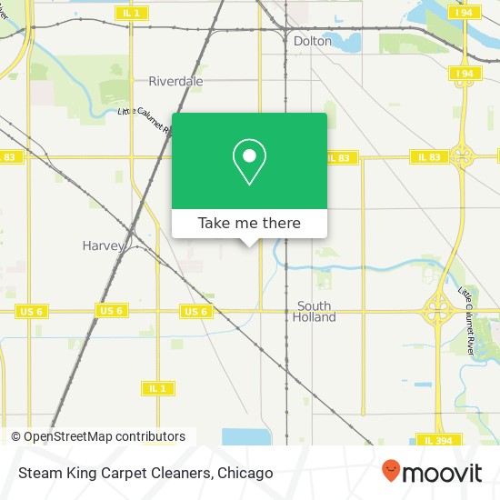 Steam King Carpet Cleaners map