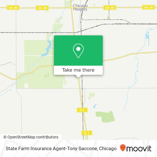 Mapa de State Farm Insurance Agent-Tony Saccone