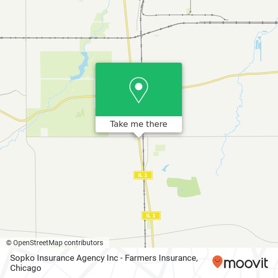 Mapa de Sopko Insurance Agency Inc - Farmers Insurance