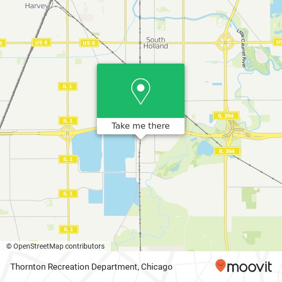 Thornton Recreation Department map