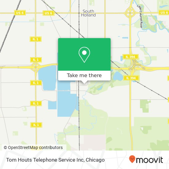 Mapa de Tom Houts Telephone Service Inc