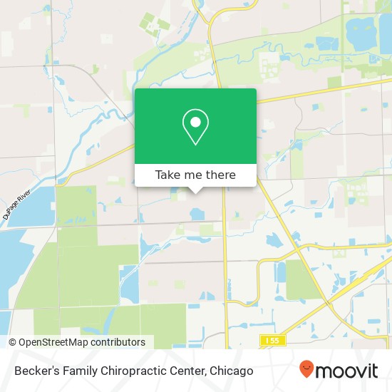 Becker's Family Chiropractic Center map