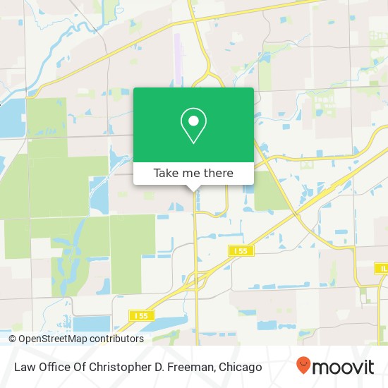 Law Office Of Christopher D. Freeman map