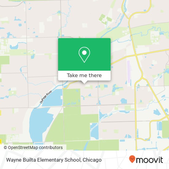 Wayne Builta Elementary School map