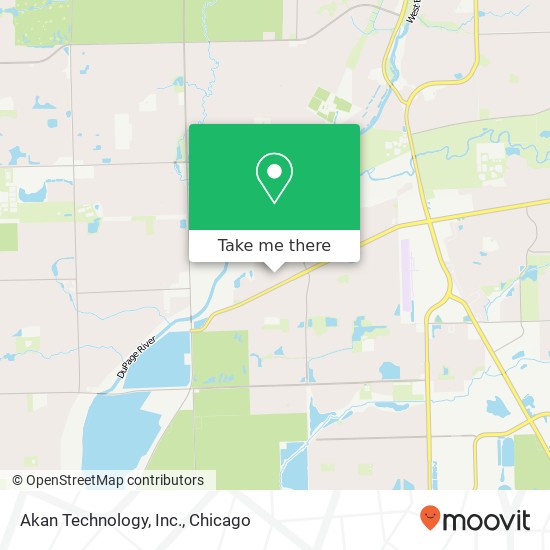 Akan Technology, Inc. map