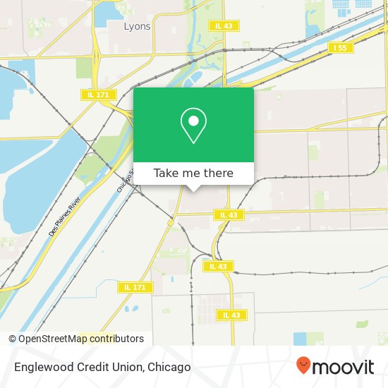 Mapa de Englewood Credit Union