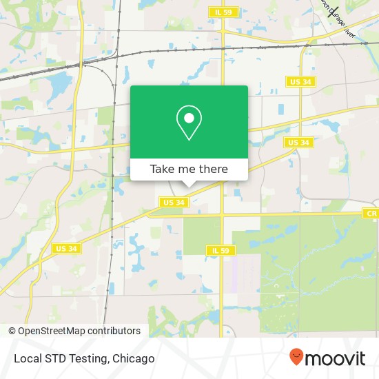 Mapa de Local STD Testing