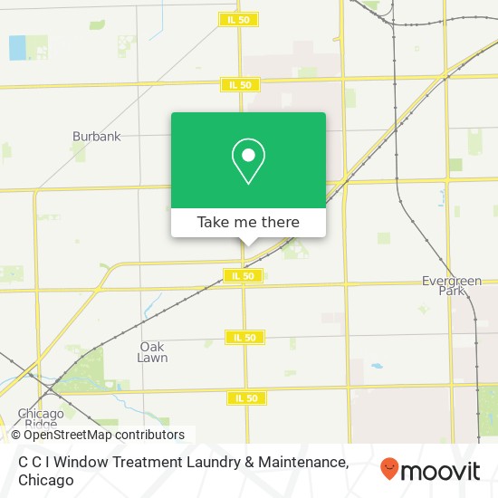 C C I Window Treatment Laundry & Maintenance map