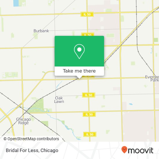 Mapa de Bridal For Less