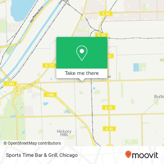 Sports Time Bar & Grill map