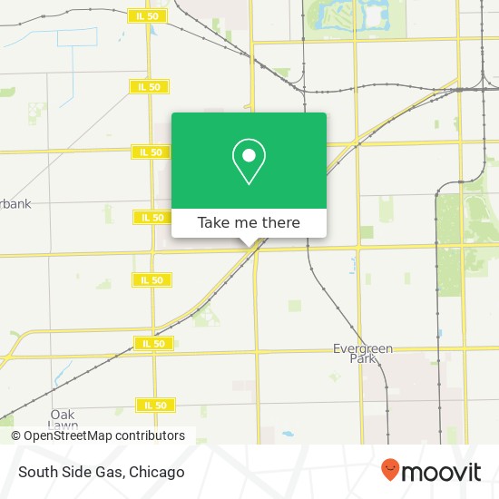 South Side Gas map