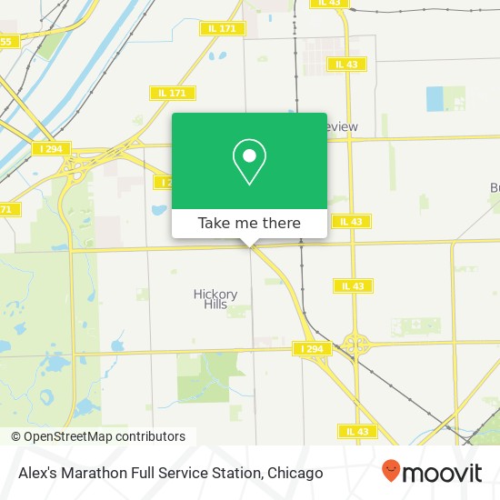 Alex's Marathon Full Service Station map