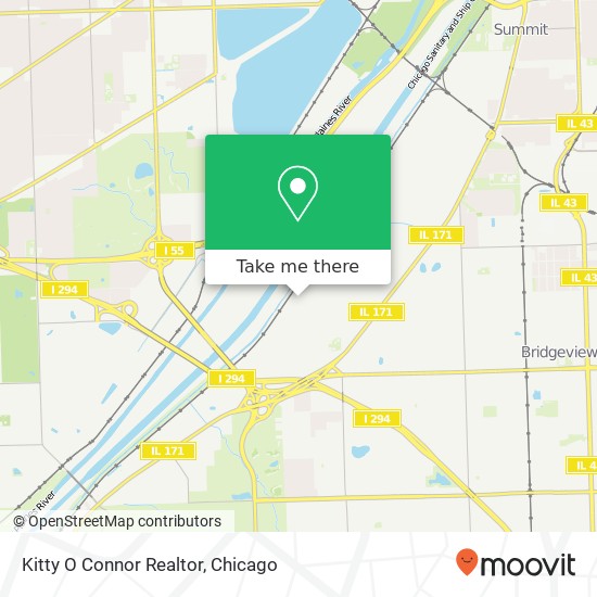 Kitty O Connor Realtor map