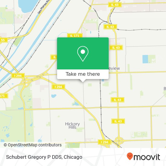 Schubert Gregory P DDS map