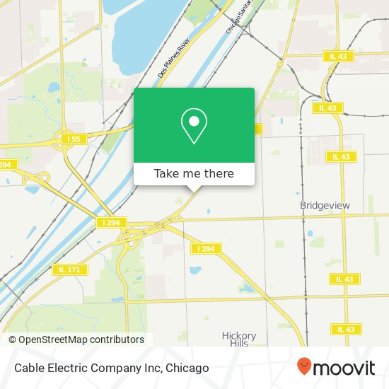 Cable Electric Company Inc map