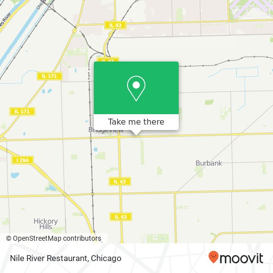 Nile River Restaurant map