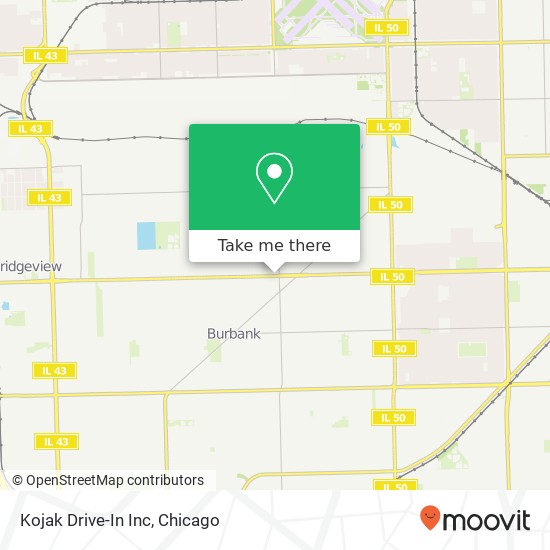 Kojak Drive-In Inc map