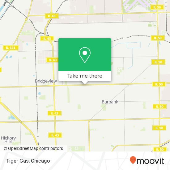 Tiger Gas map