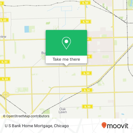 Mapa de U S Bank Home Mortgage