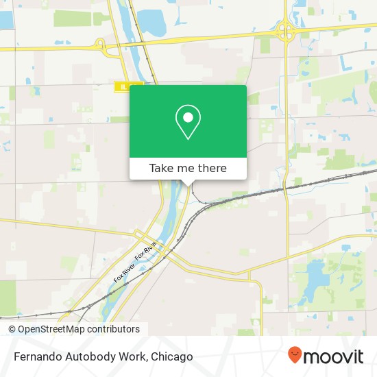 Fernando Autobody Work map