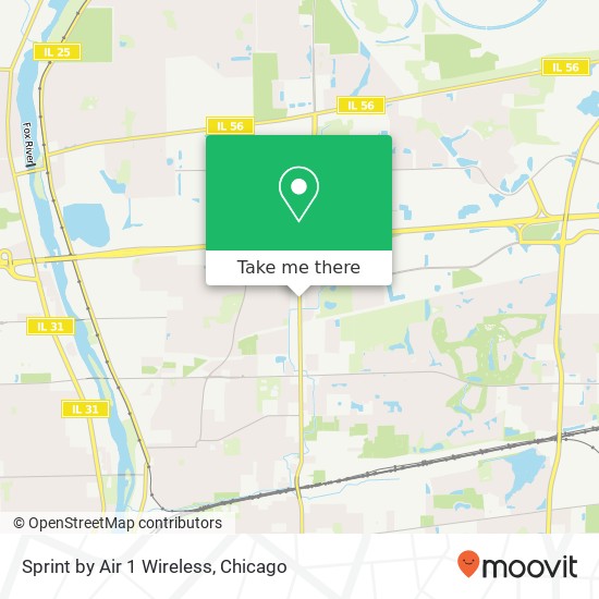 Mapa de Sprint by Air 1 Wireless