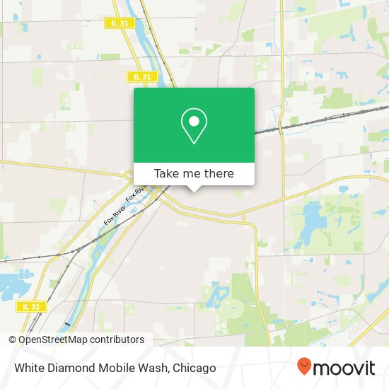 Mapa de White Diamond Mobile Wash