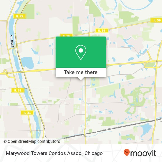 Marywood Towers Condos Assoc. map