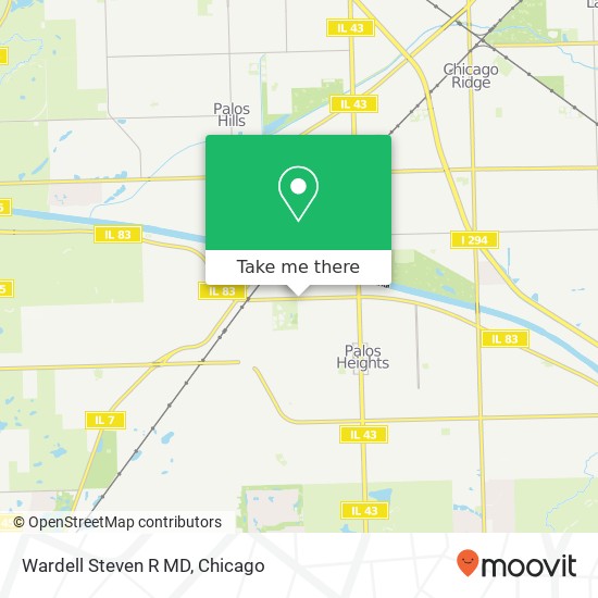 Wardell Steven R MD map