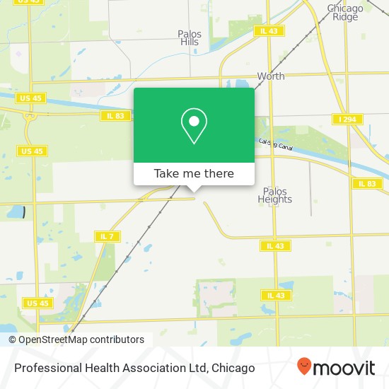 Professional Health Association Ltd map