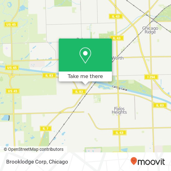 Brooklodge Corp map
