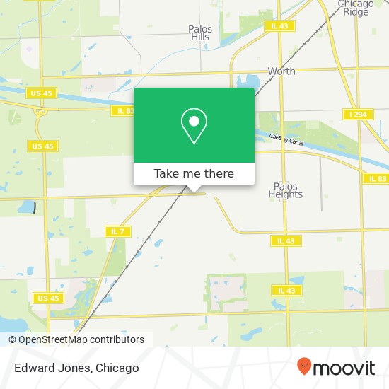 Edward Jones map