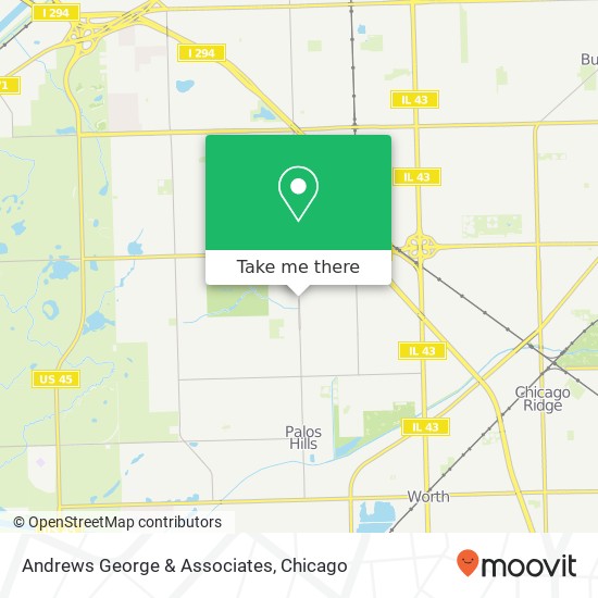 Mapa de Andrews George & Associates