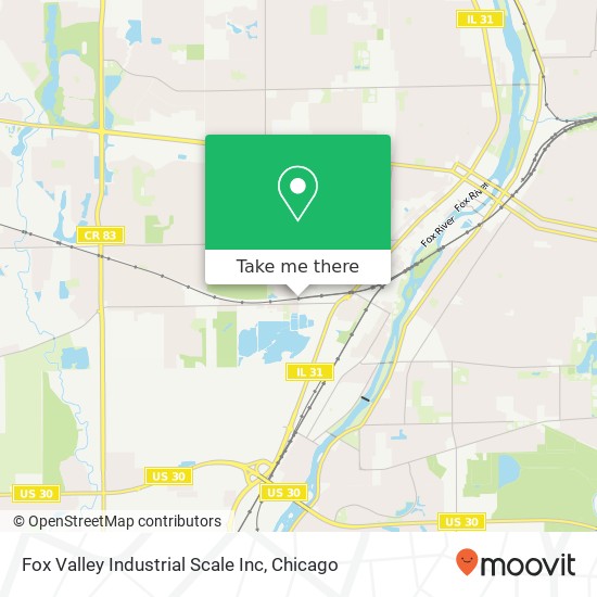 Fox Valley Industrial Scale Inc map